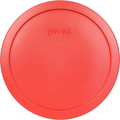 Poppy red BPA-free plastic lid fitting Pyrex 7402 6-Cup bowl