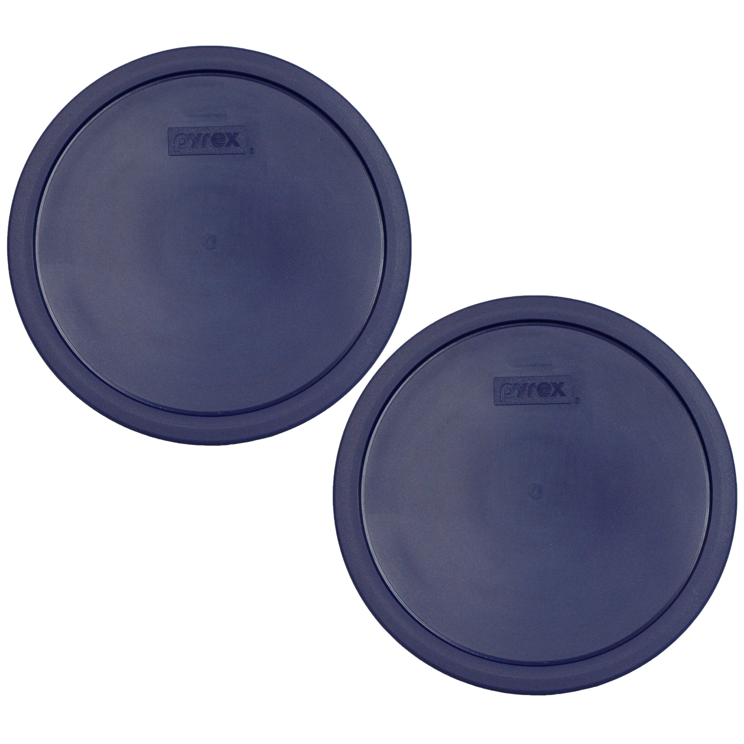 Pyrex 7403-PC 10-Cup Blue Sculpted Mixing Bowl Lid 2-pack