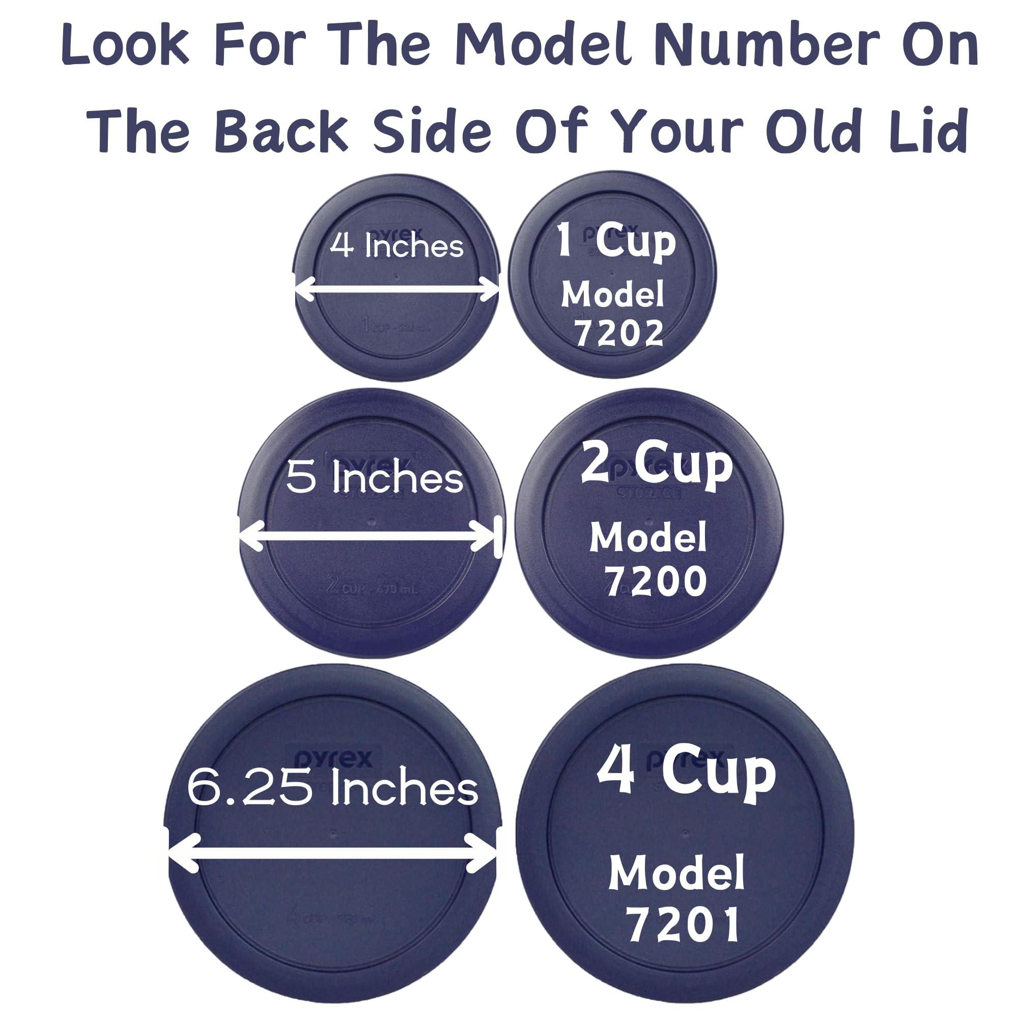 Pyrex replacement lids Made in USA