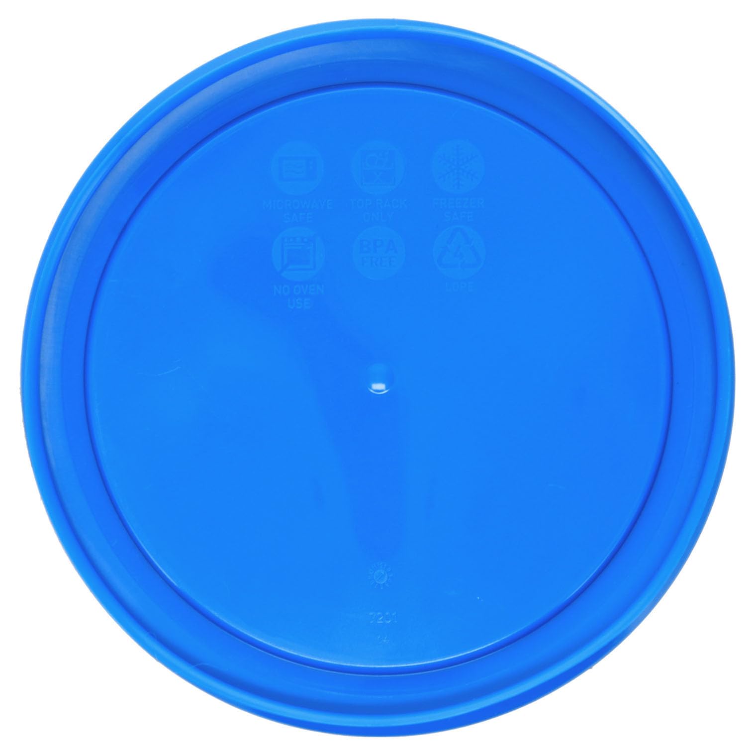 Marine blue Pyrex lid for 7201 4-Cup glass bowls