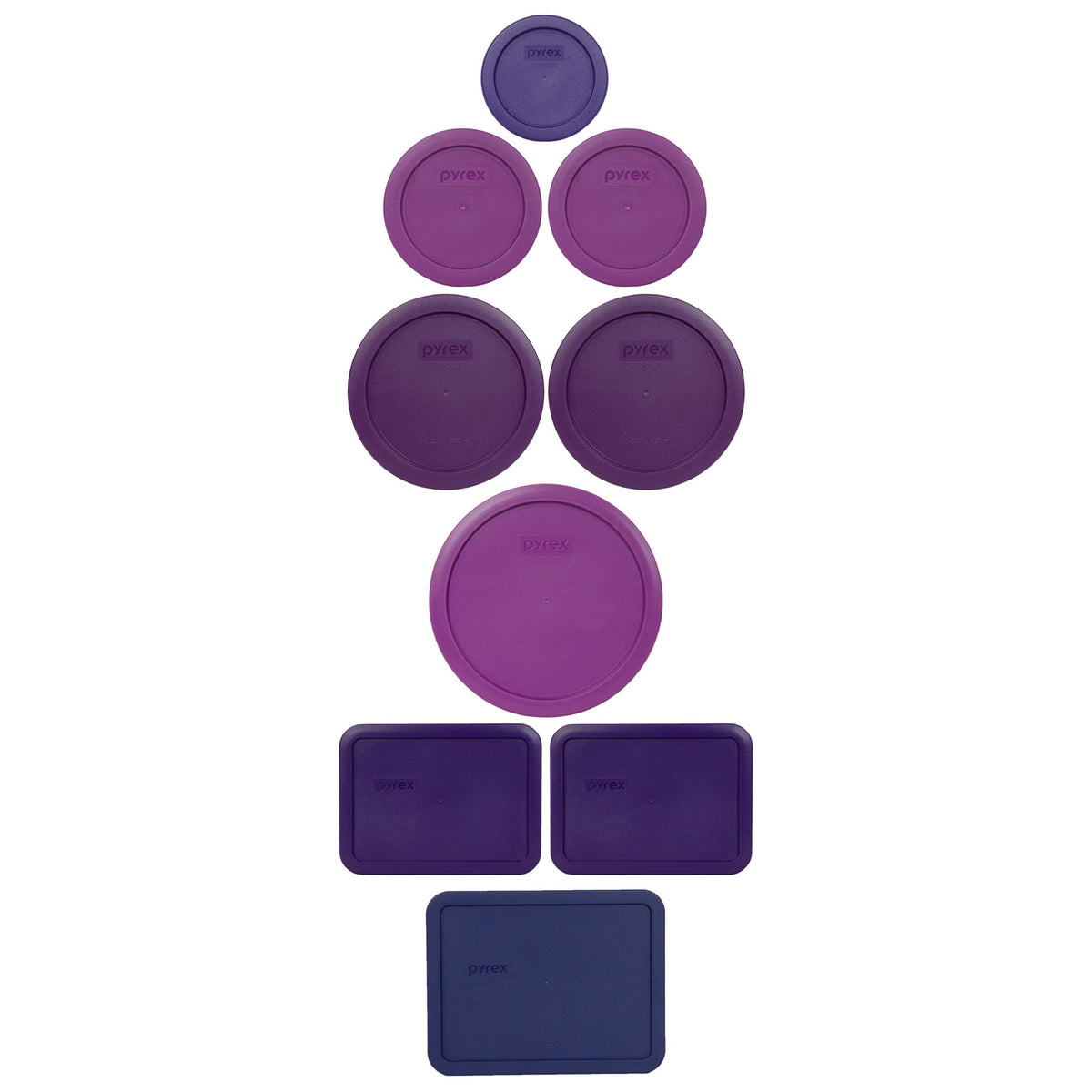 Pyrex replacement lid 1 cup plum purple