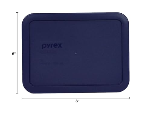 Pyrex 7210-PC blue lids for 3-Cup storage containers