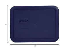 Pyrex 7210-PC blue lids for 3-Cup storage containers