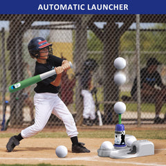 Adjustable batting tee and automatic pitching machine components