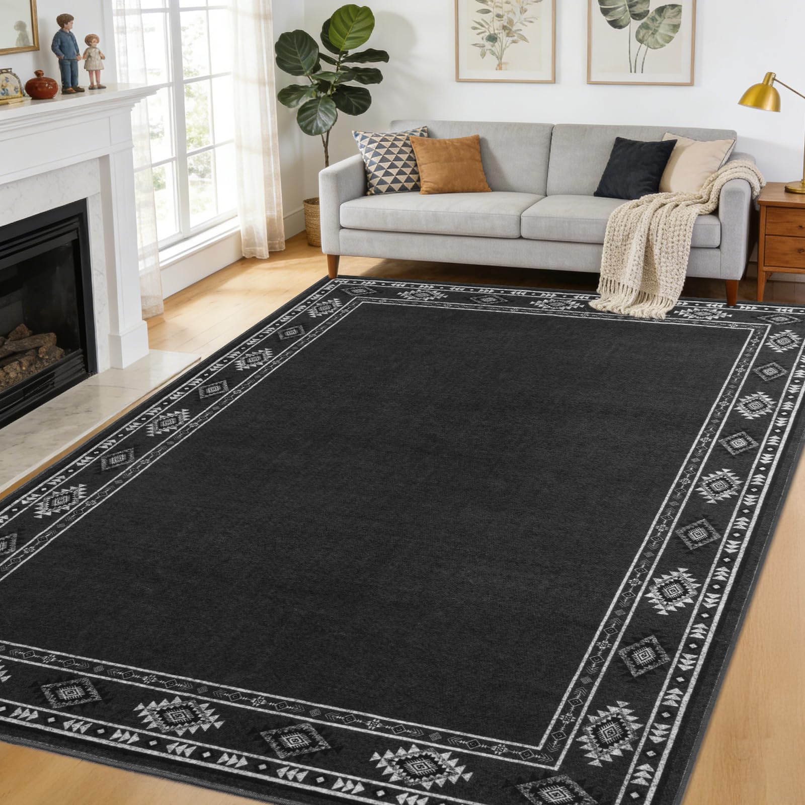 Acrylic fiber premium material rug from QDUIDU