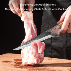 QEGNOBOK boning knife rust resistant 400-series stainless blade