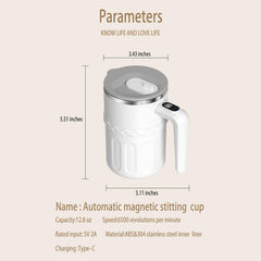 Type-C charging cable included with mug