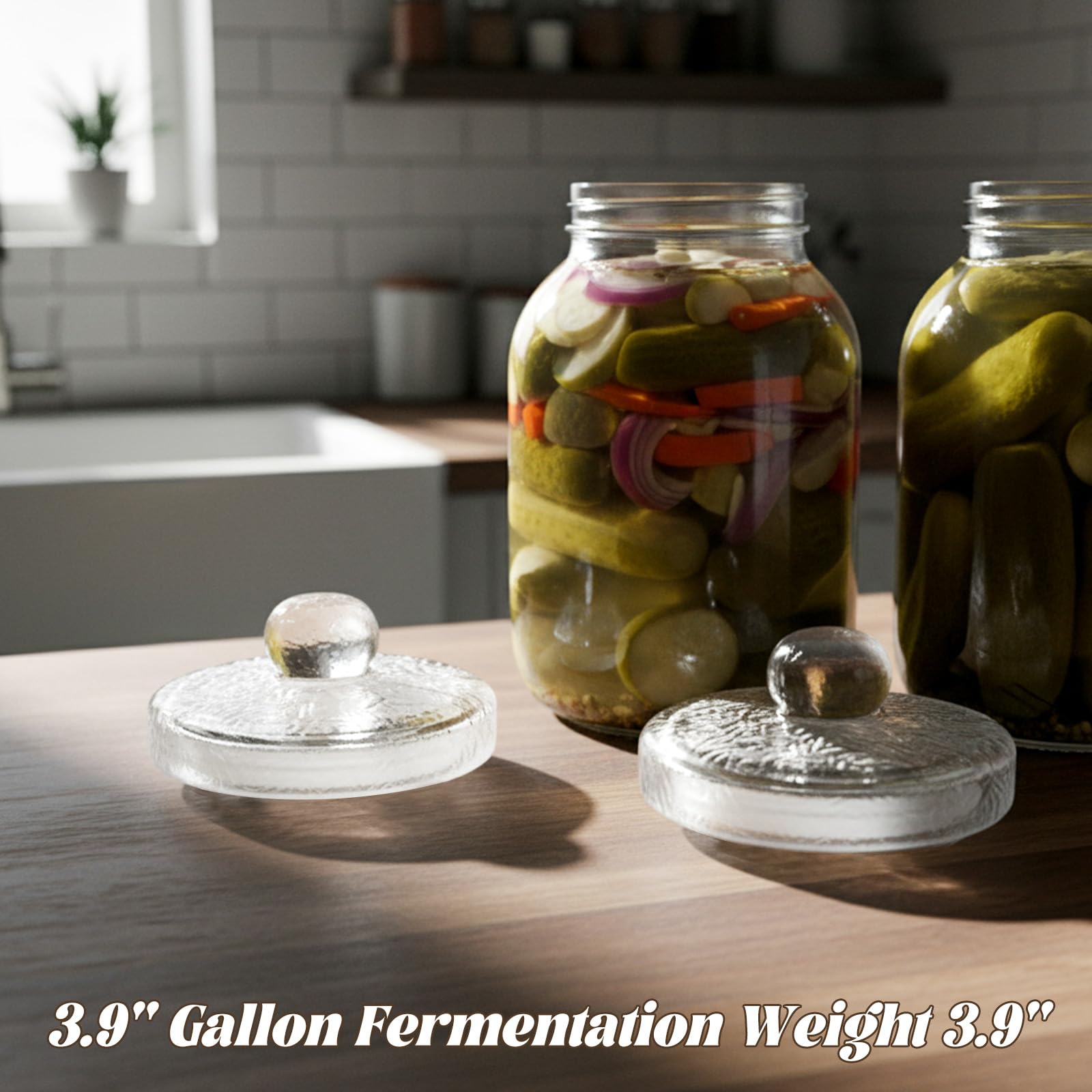 Fits 1 gallon fermentation jars for smooth operation