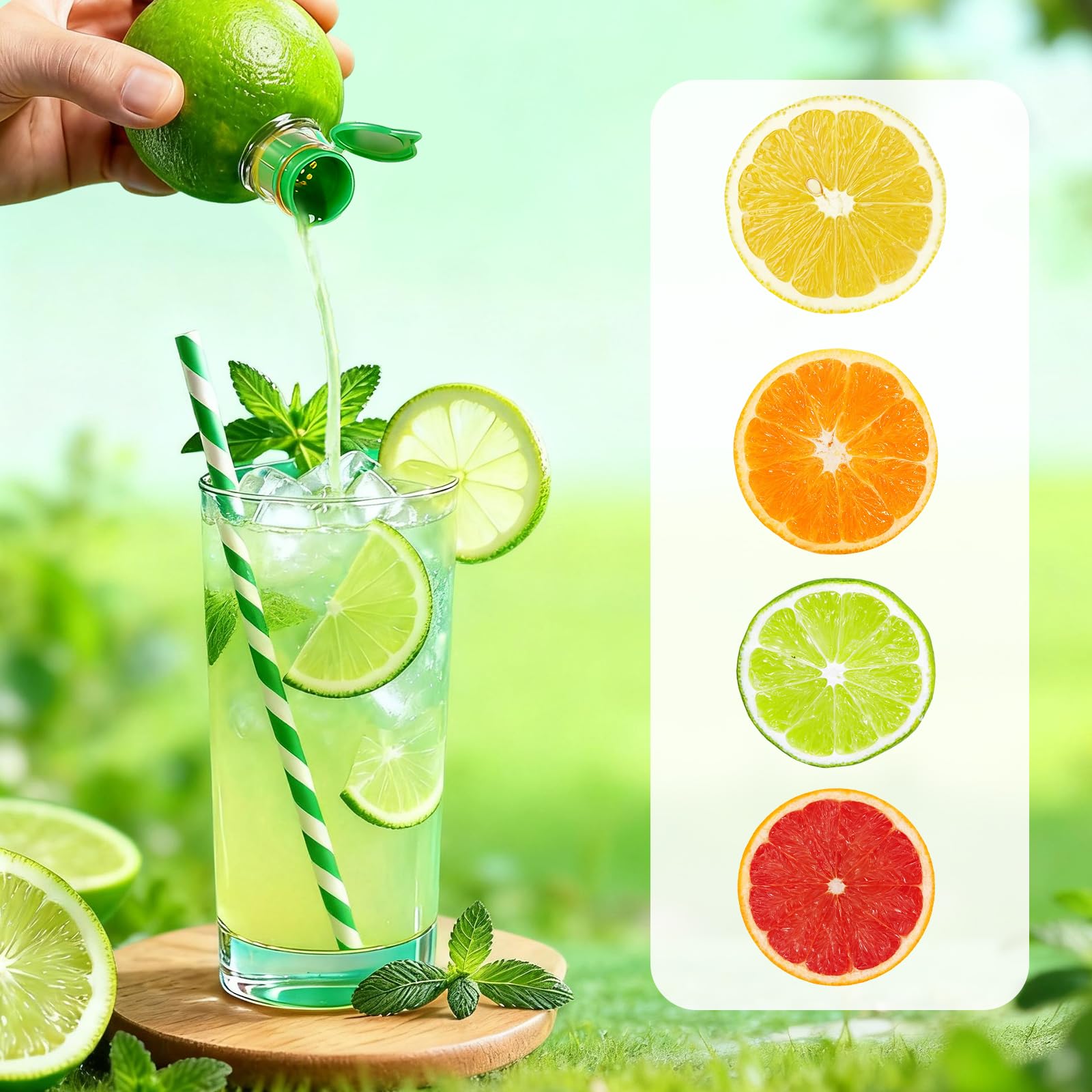 QFGasre citrus squeezer BPA-free plastic