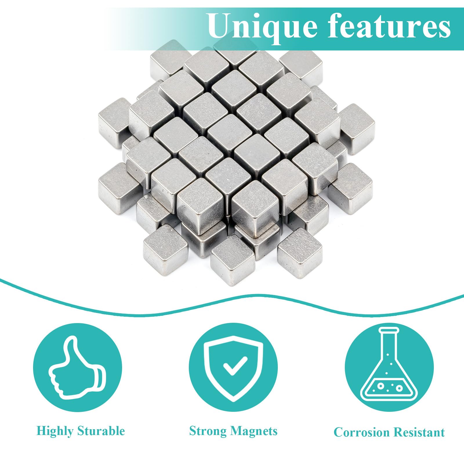 65pcs set includes magnetic balls and cubes