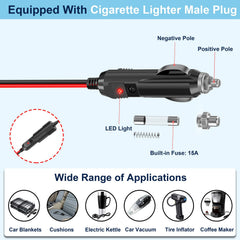 Dual PD30W Type C and QC18W USB ports layout