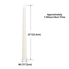 dripless 10 inch candle by qinxiang close up