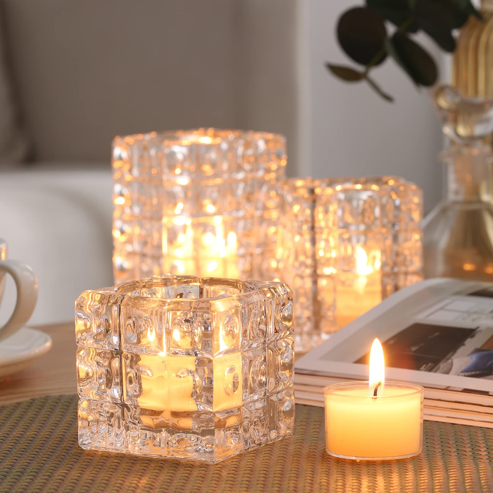 6-7 hour burn time tea light candle