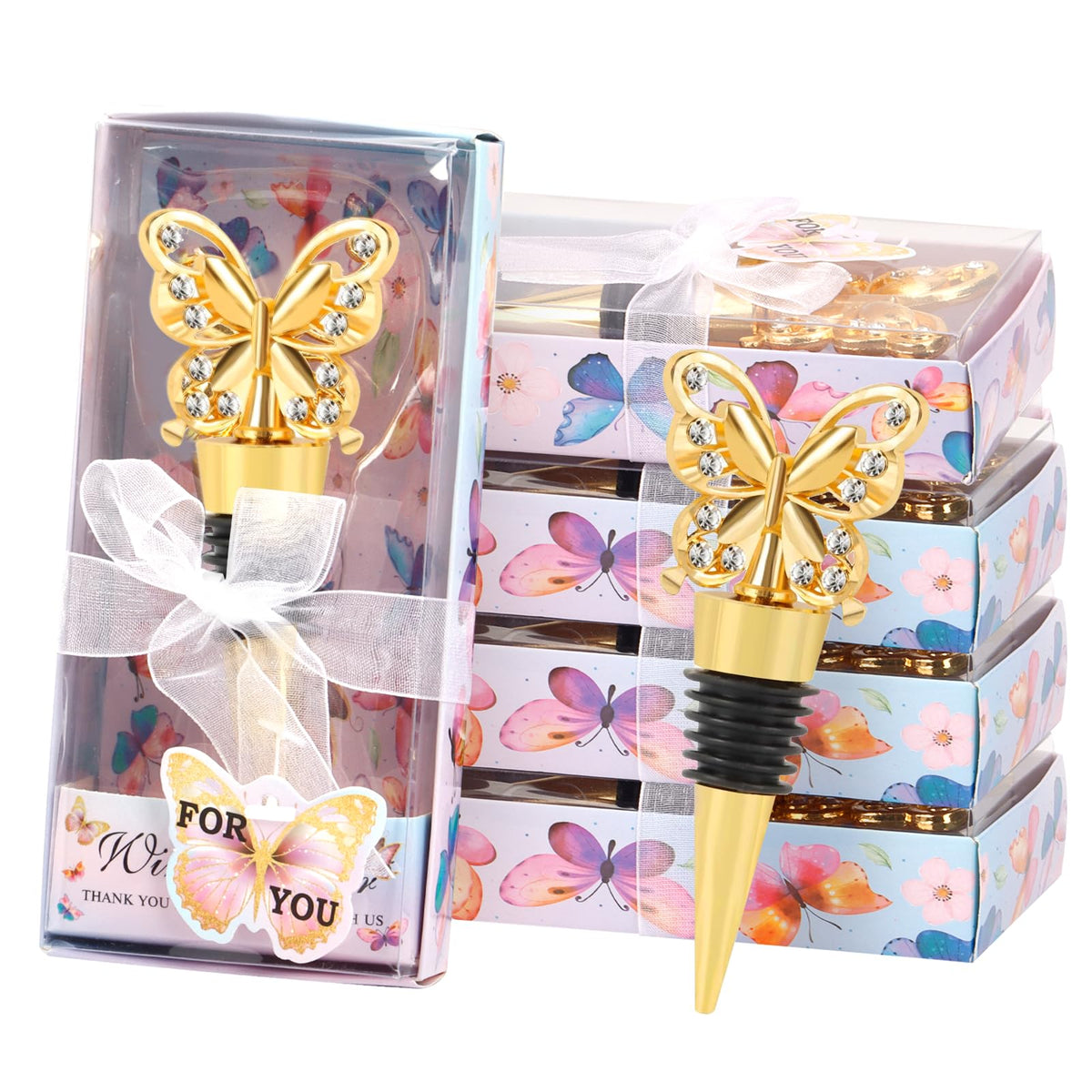Qonmpcvu butterfly wine bottle stopper product image