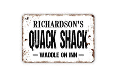 Gloss print metal sign with rounded corners