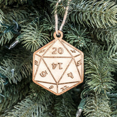 Quarter inch thick wooden ornament for Christmas tree