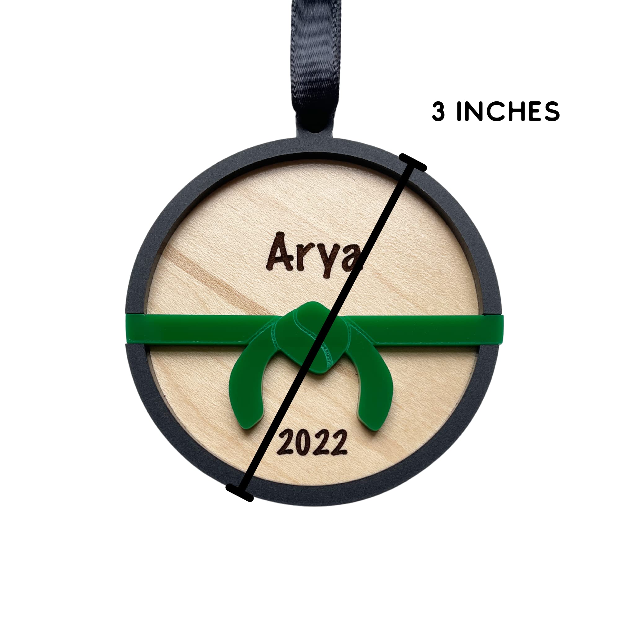 Quarter inch thickness ornament