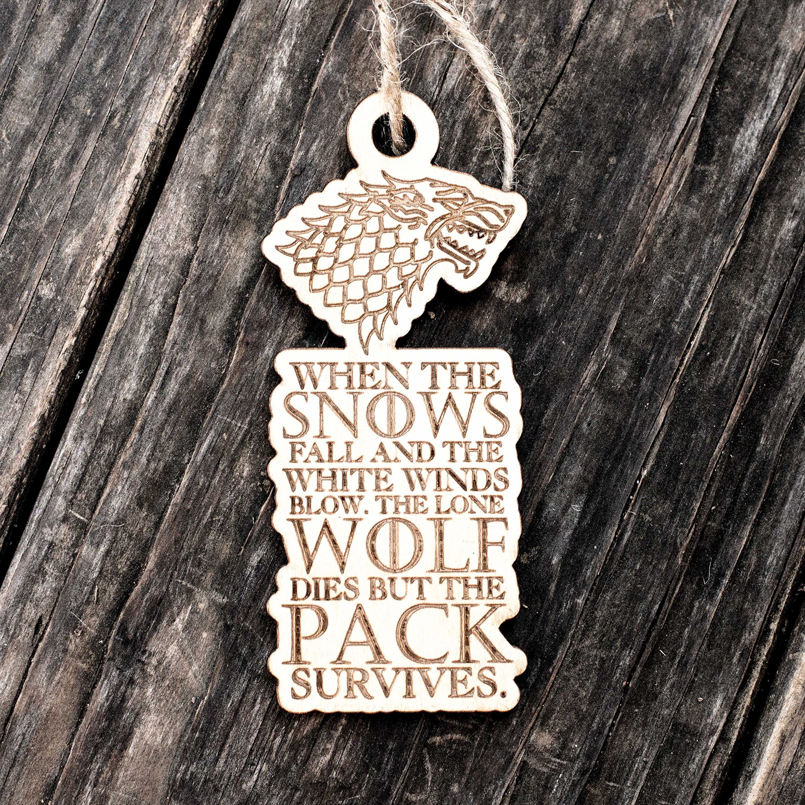 Texas made maple wood Christmas ornament