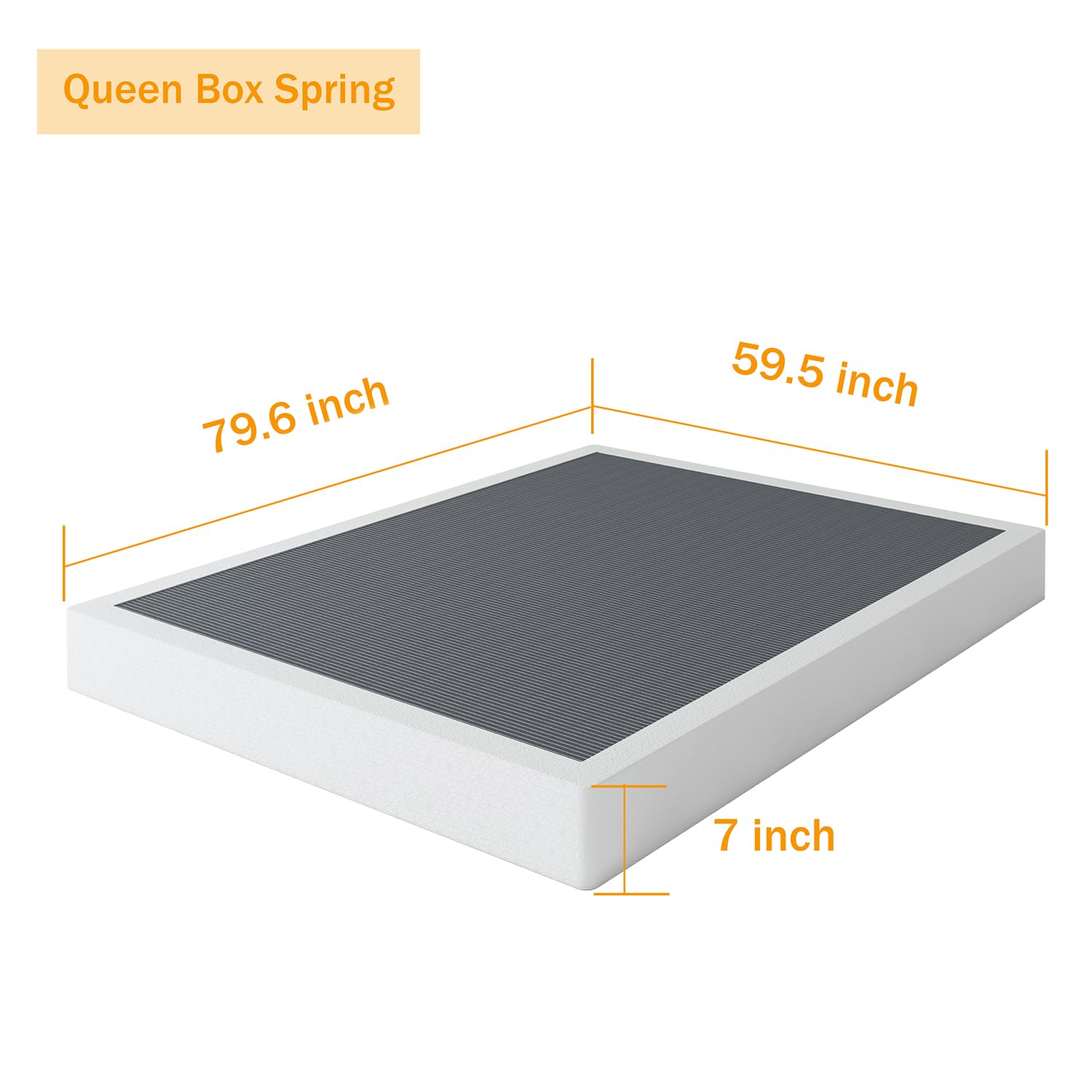 3000 lbs weight capacity queen box spring
