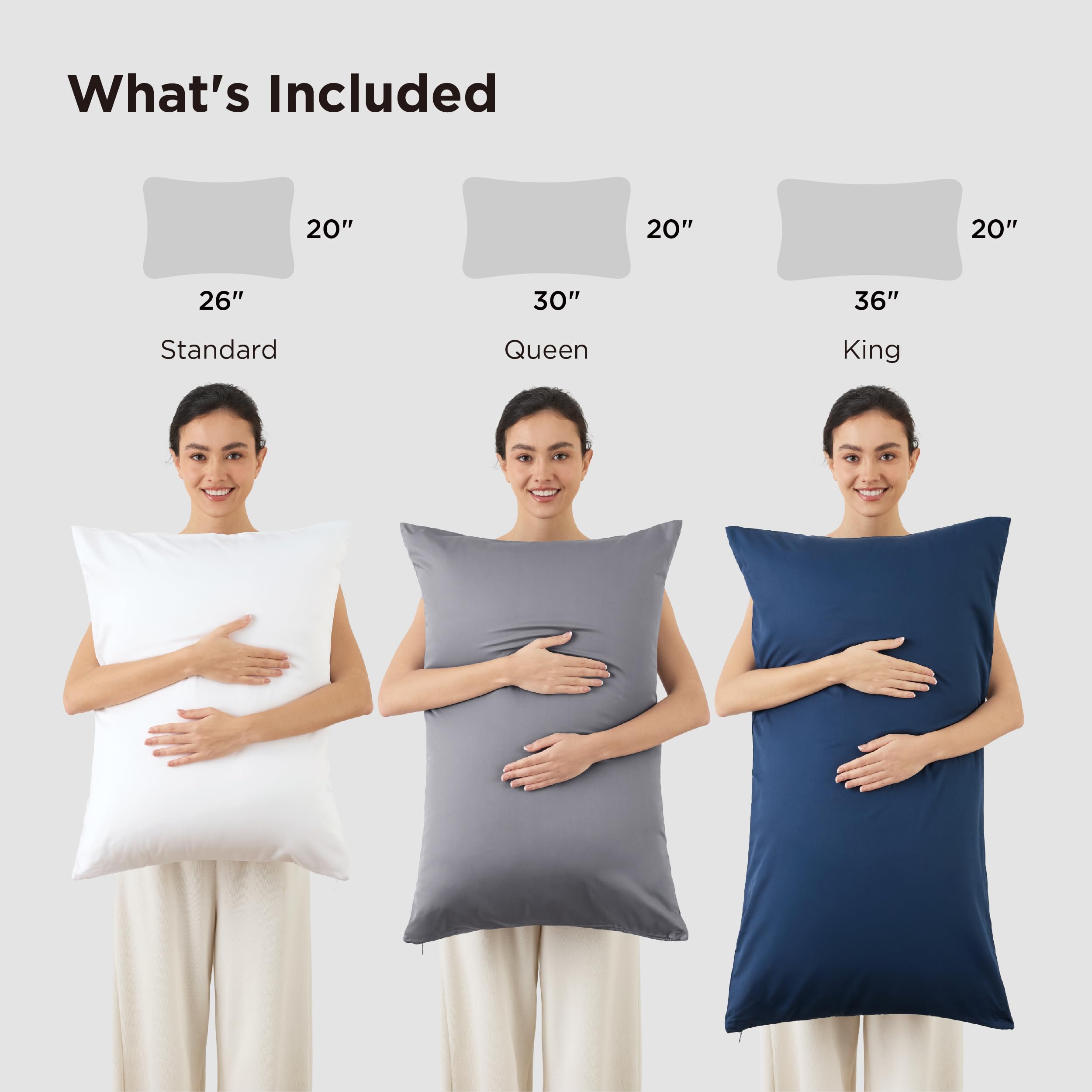 pillowcase set rayon bamboo easy care