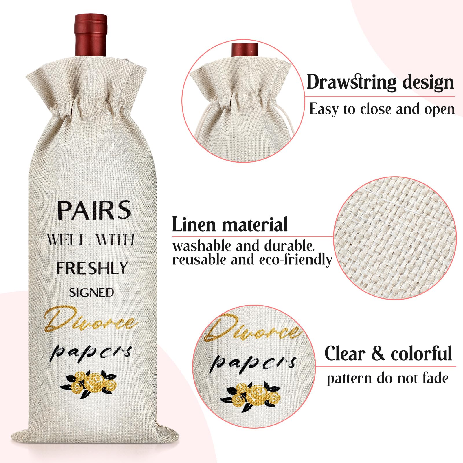 Raffia grass and gift box packaging for Quelay divorce gift set