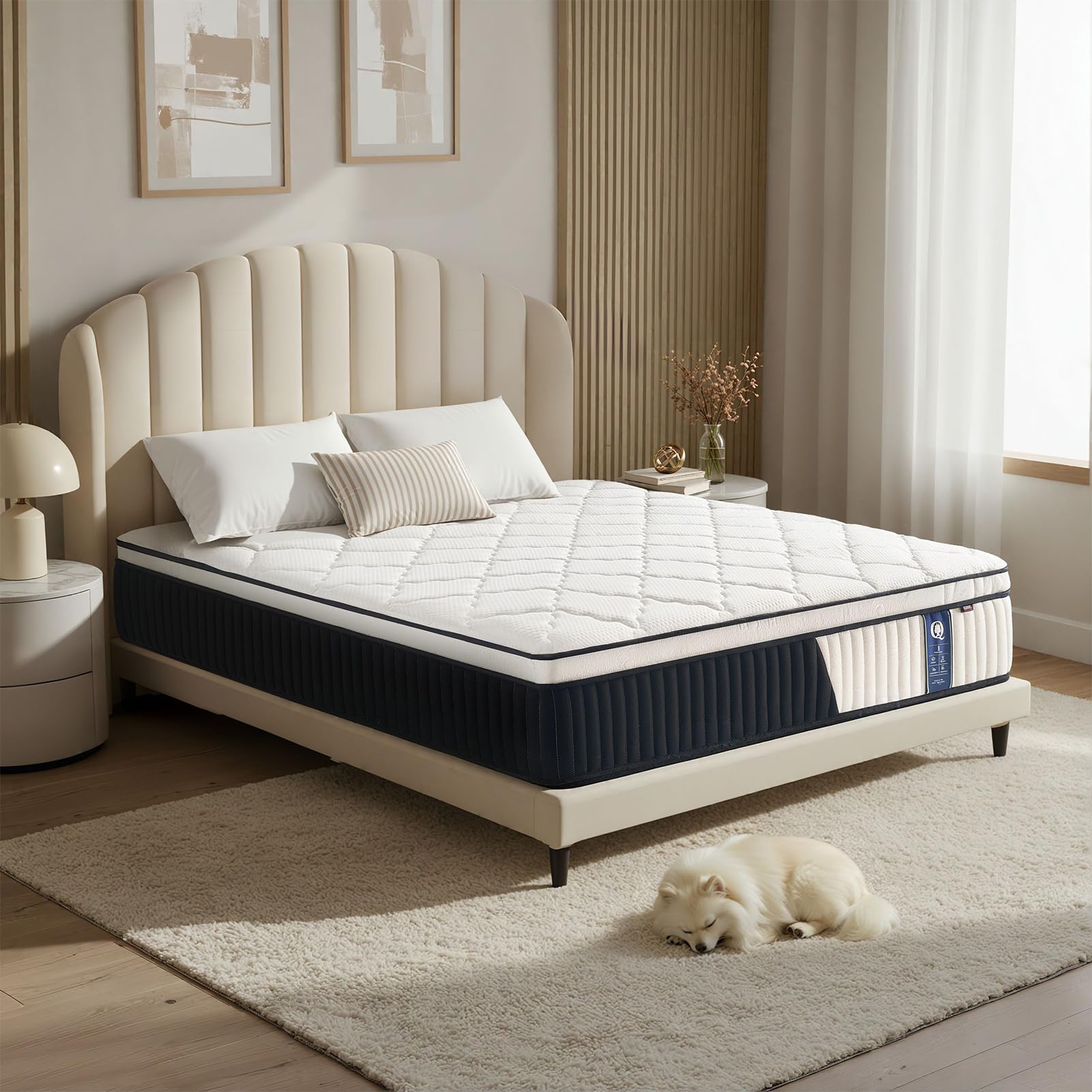60 x 80 inch QUENSIYE Queen Mattress in box dimensions