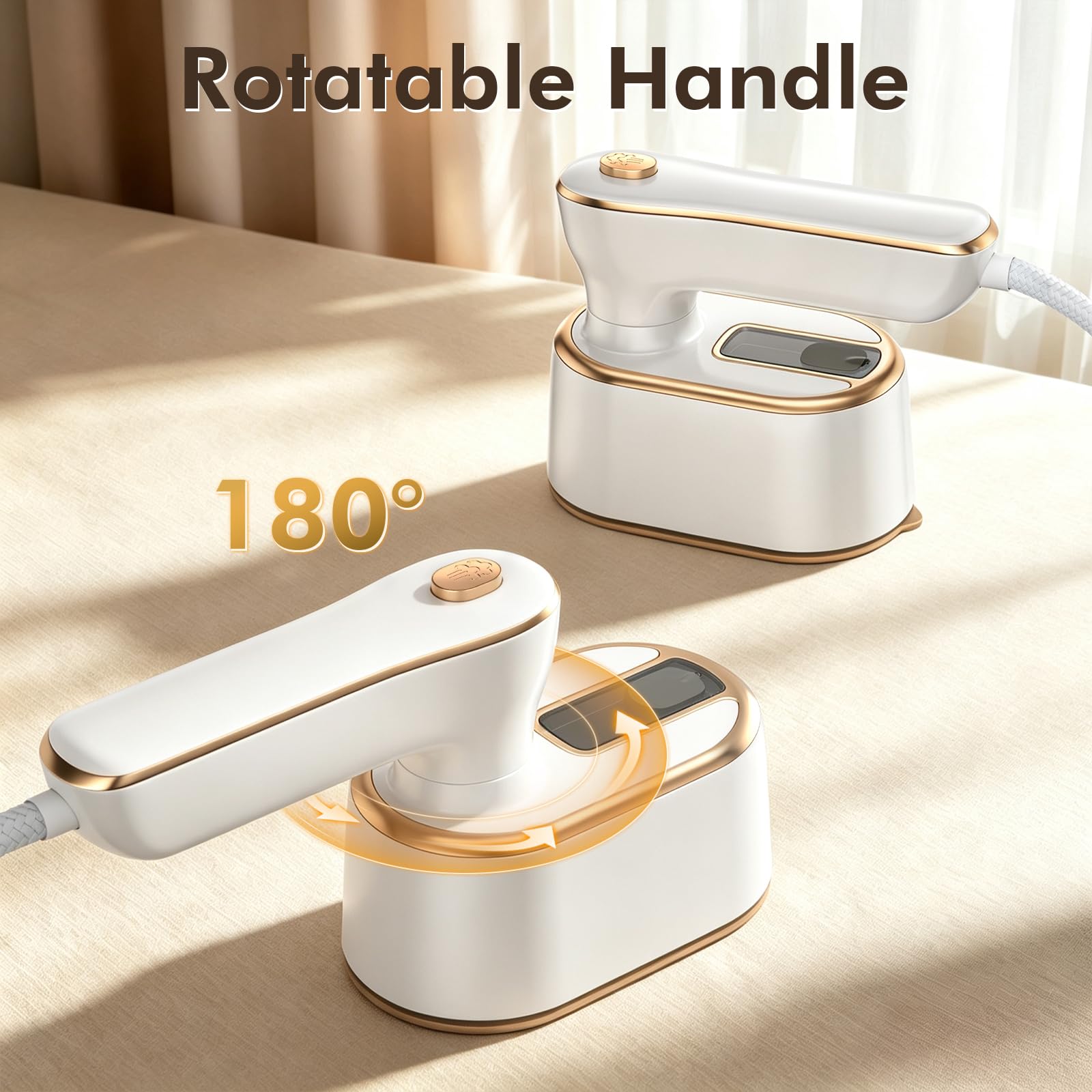 Quuejenl compact design steamer product shot