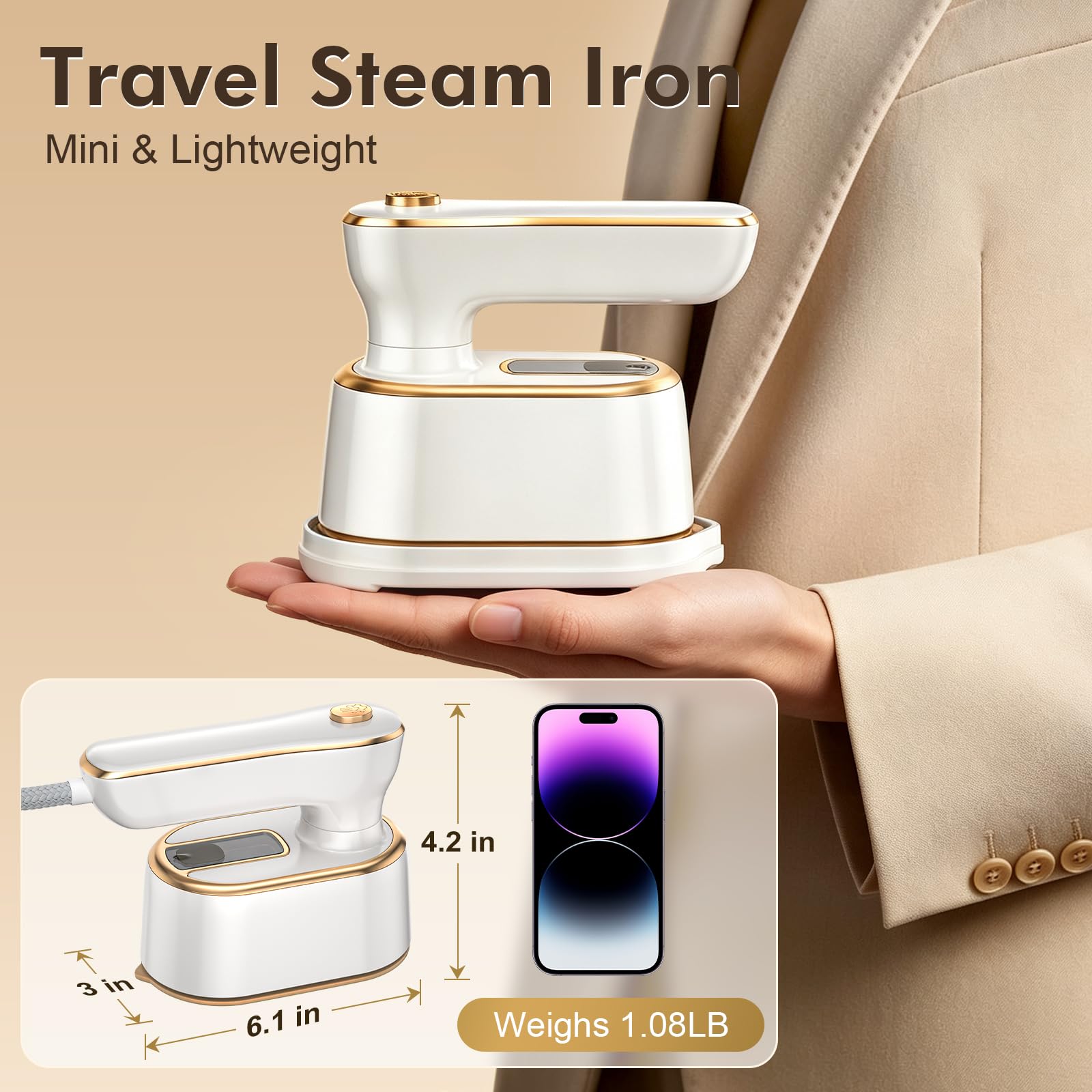 Quuejenl ergonomic handle ironing feature image