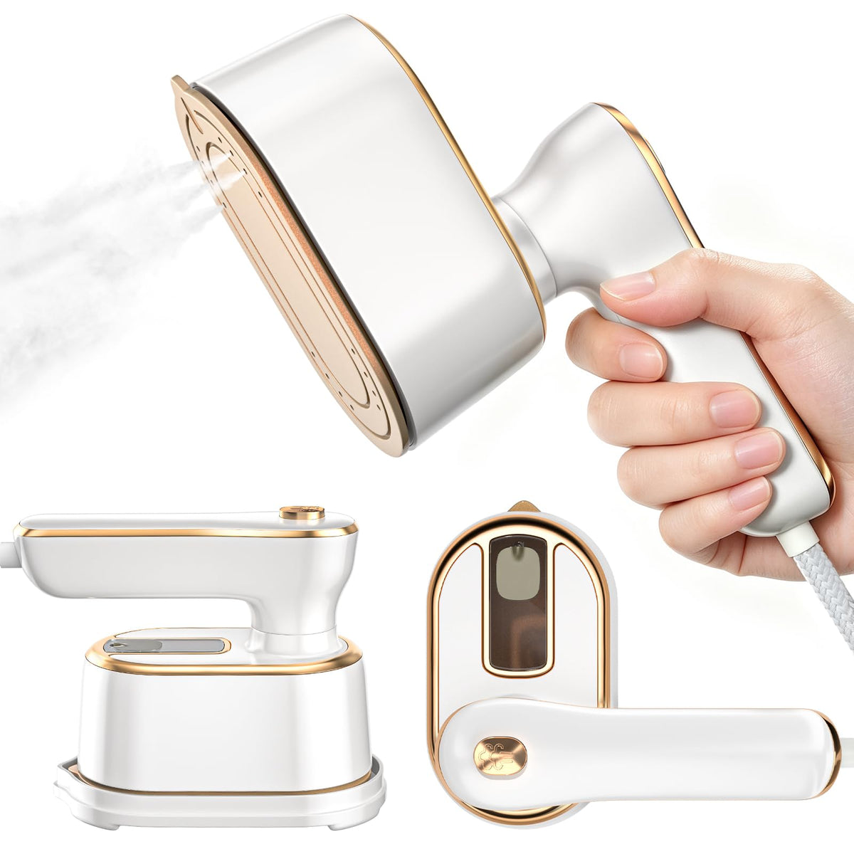 Quuejenl travel steamer for clothes main product image