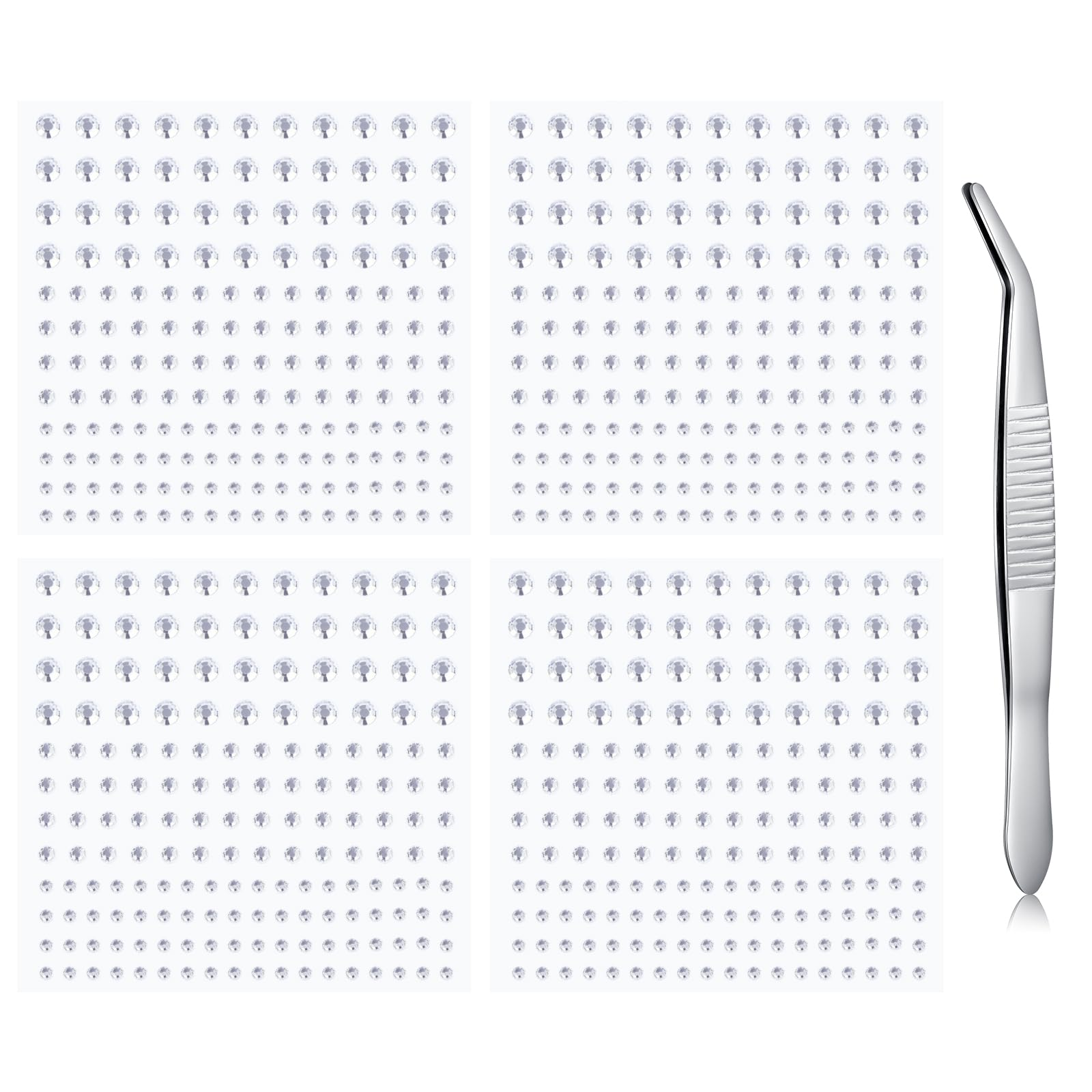 Rhinestones for hair and face versatile application