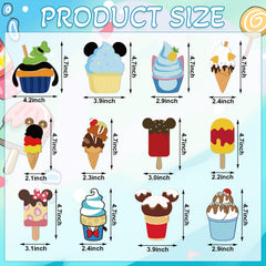 Ice cream magnet style fridge magnet from Qweryboo set