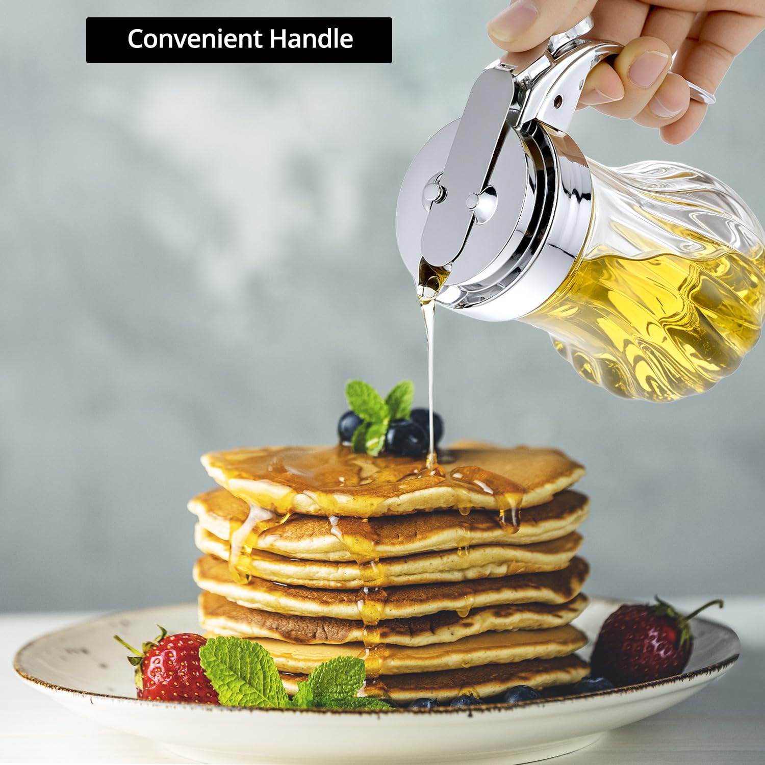 QWORK syrup dispenser set packaging and display potential