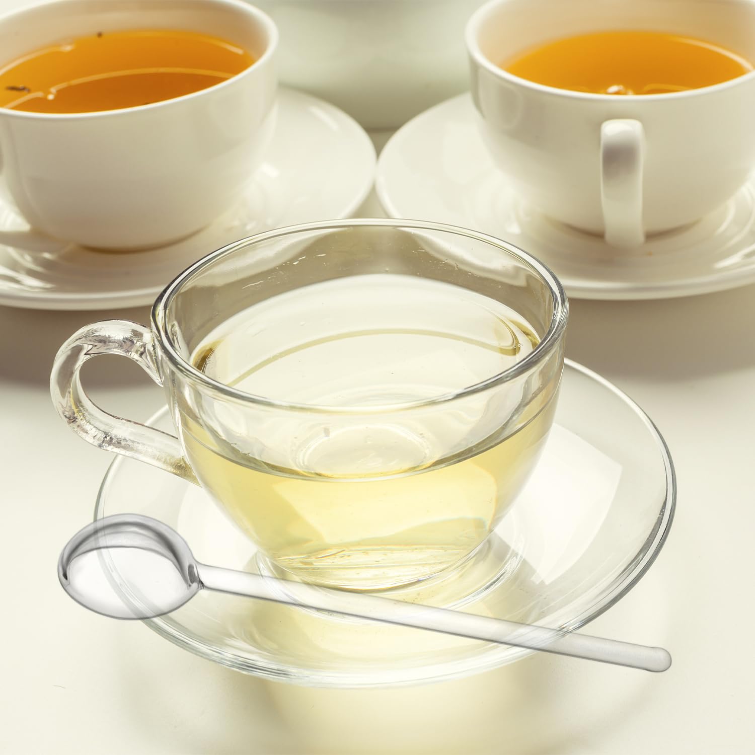borosilicate glass teaspoons QWORK