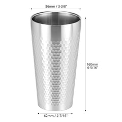 Stackable 19oz stainless steel tumbler by QWORK