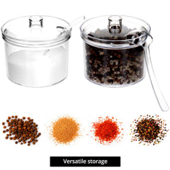 Each 210ml sugar bowl from QWORK with airtight lid