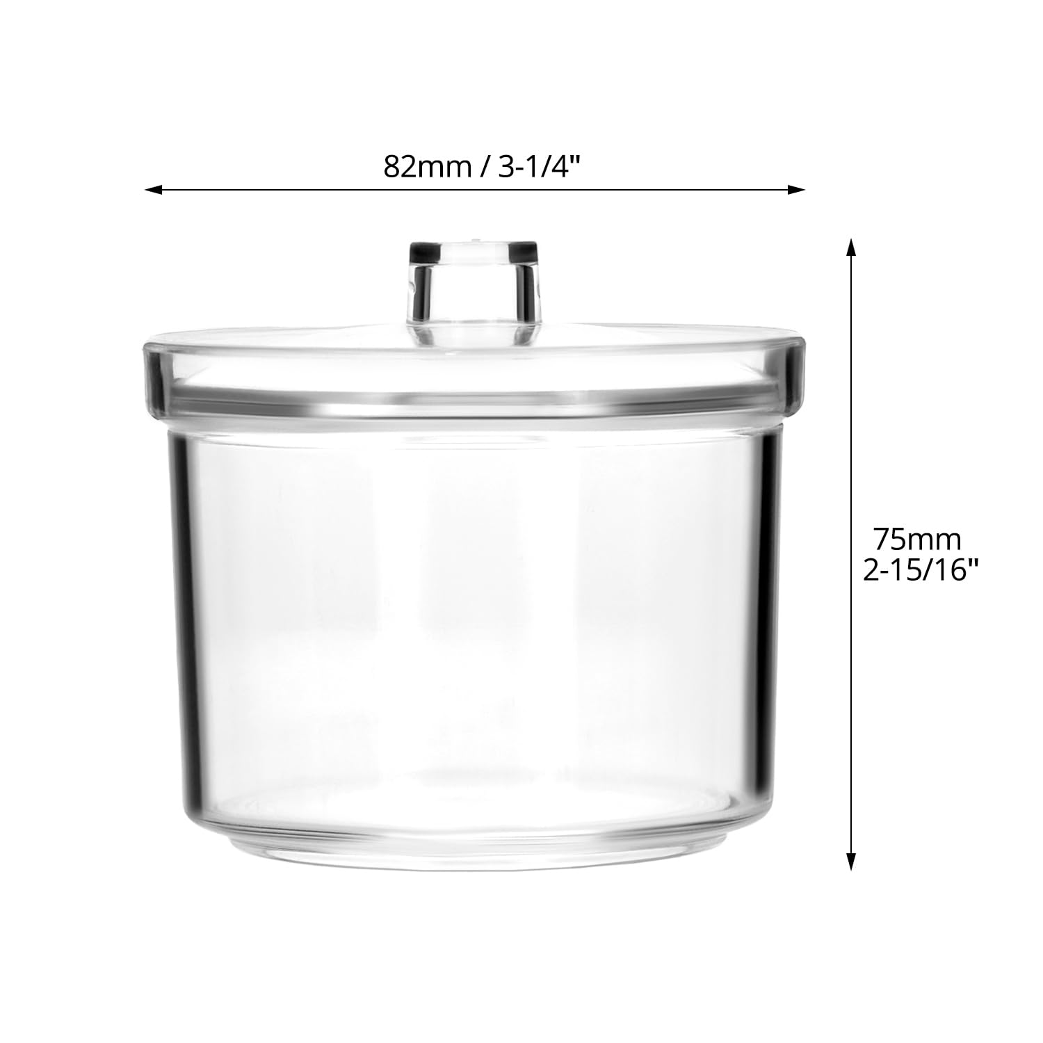 Safe handling in QWORK sugar bowls with smooth edges