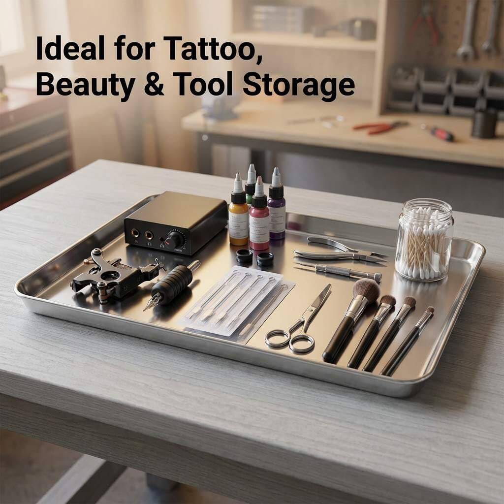Compact tray ideal for workshop parts and small tools