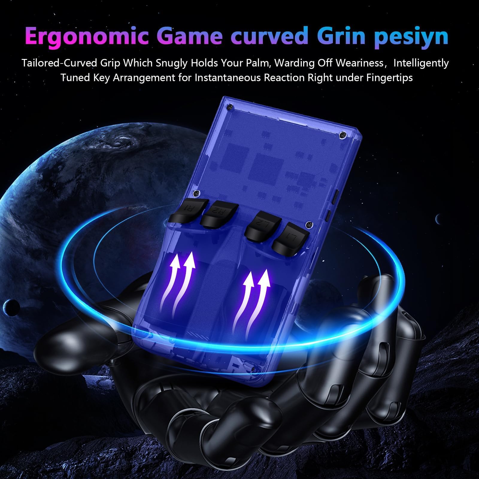 R36MAX 4000mAh battery portable gaming console