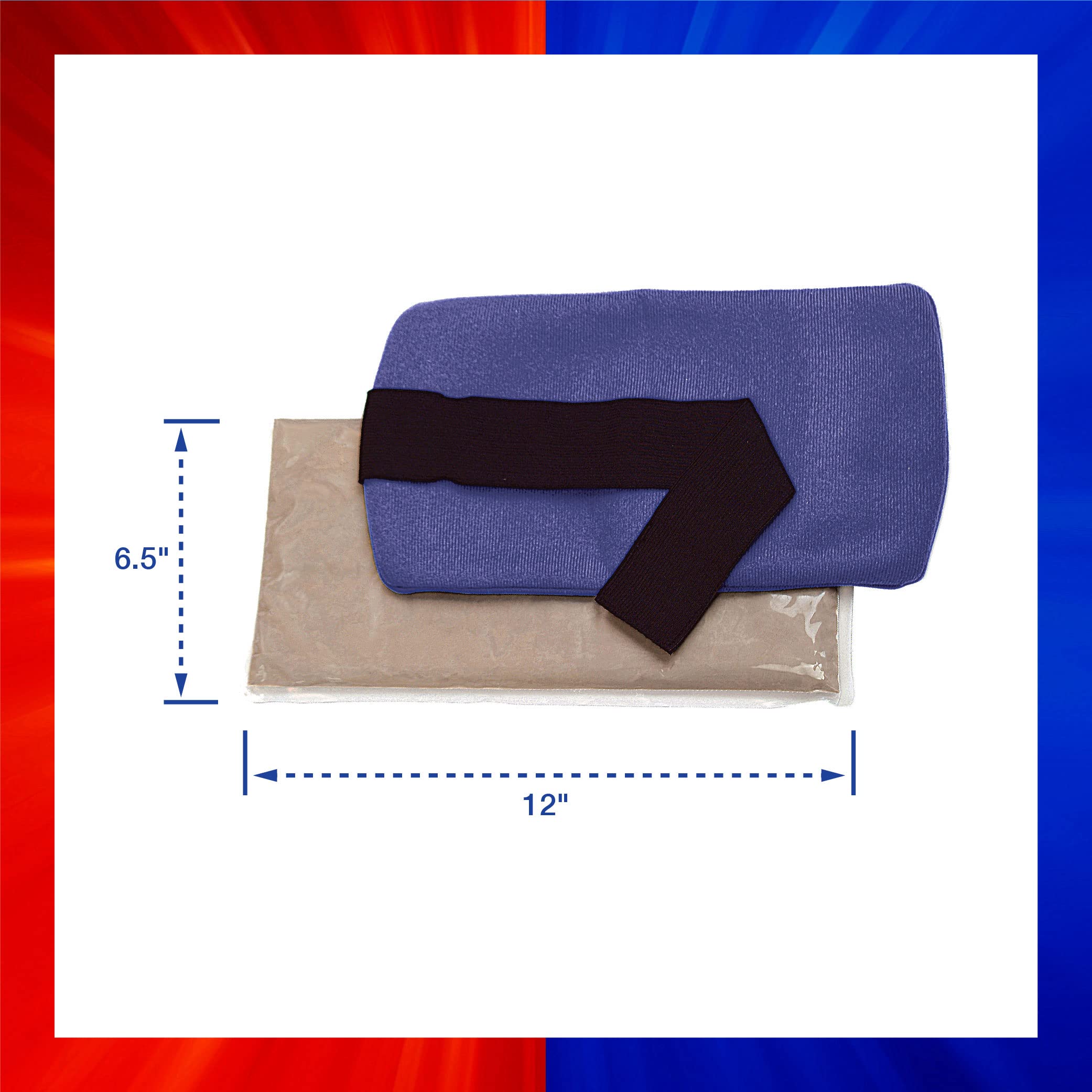 12x6 inches reusable ice pack image