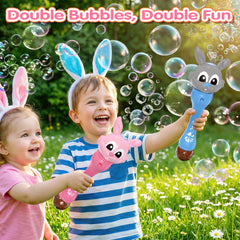 Automatic Rabbit Bubble Blower for children