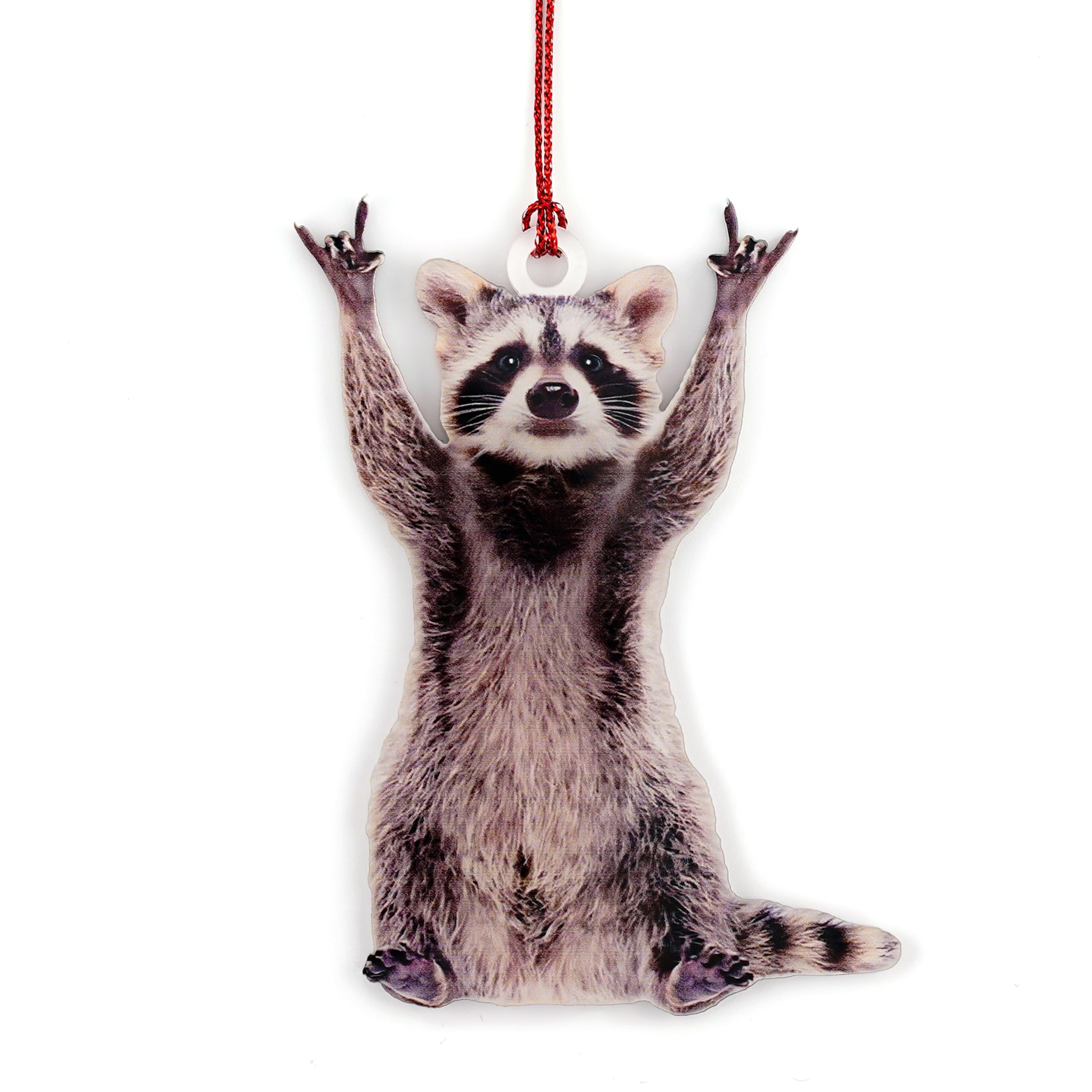 Raccon gifts funny Christmas ornament raccoon design