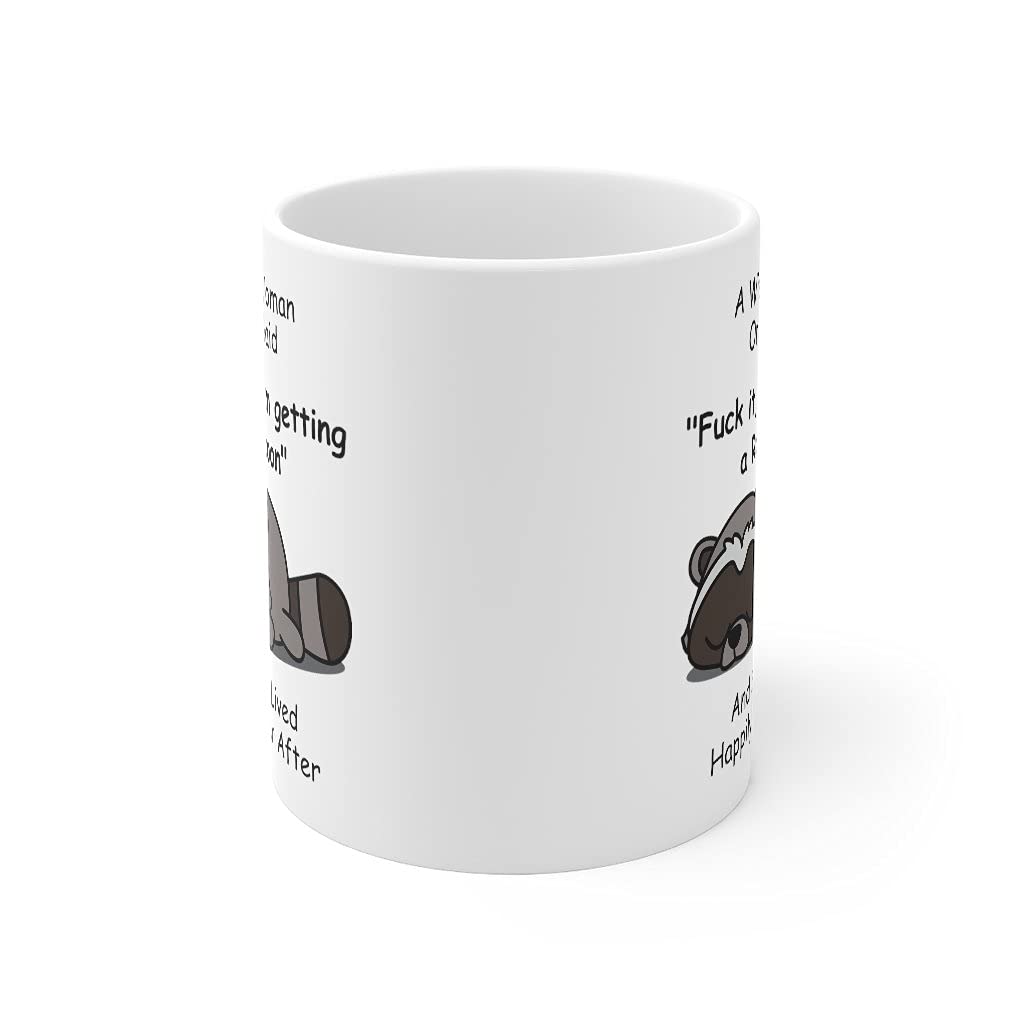 Raccoon gifts mom mug with coffee cup design