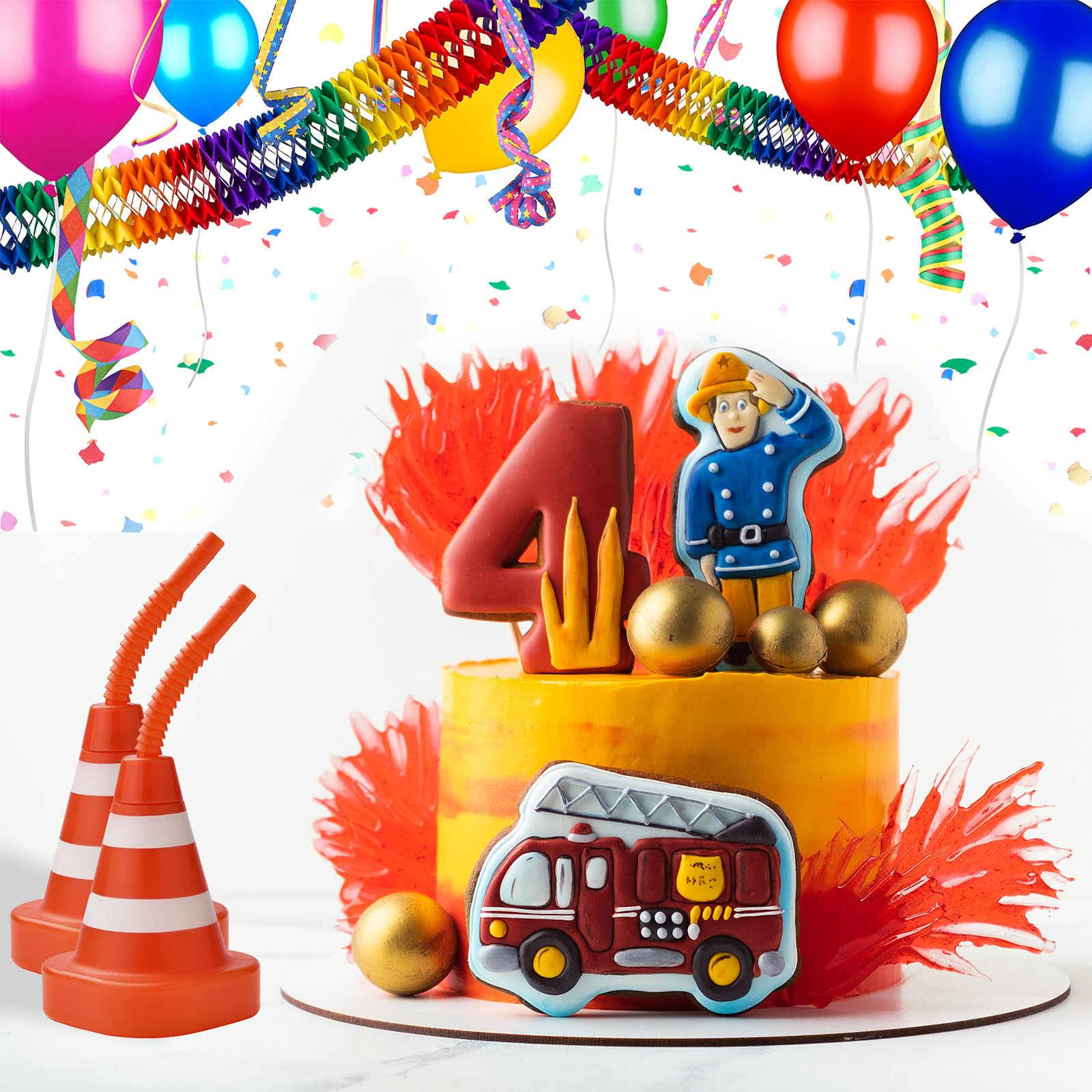 10 ounce capacity construction cone cups suitable for party