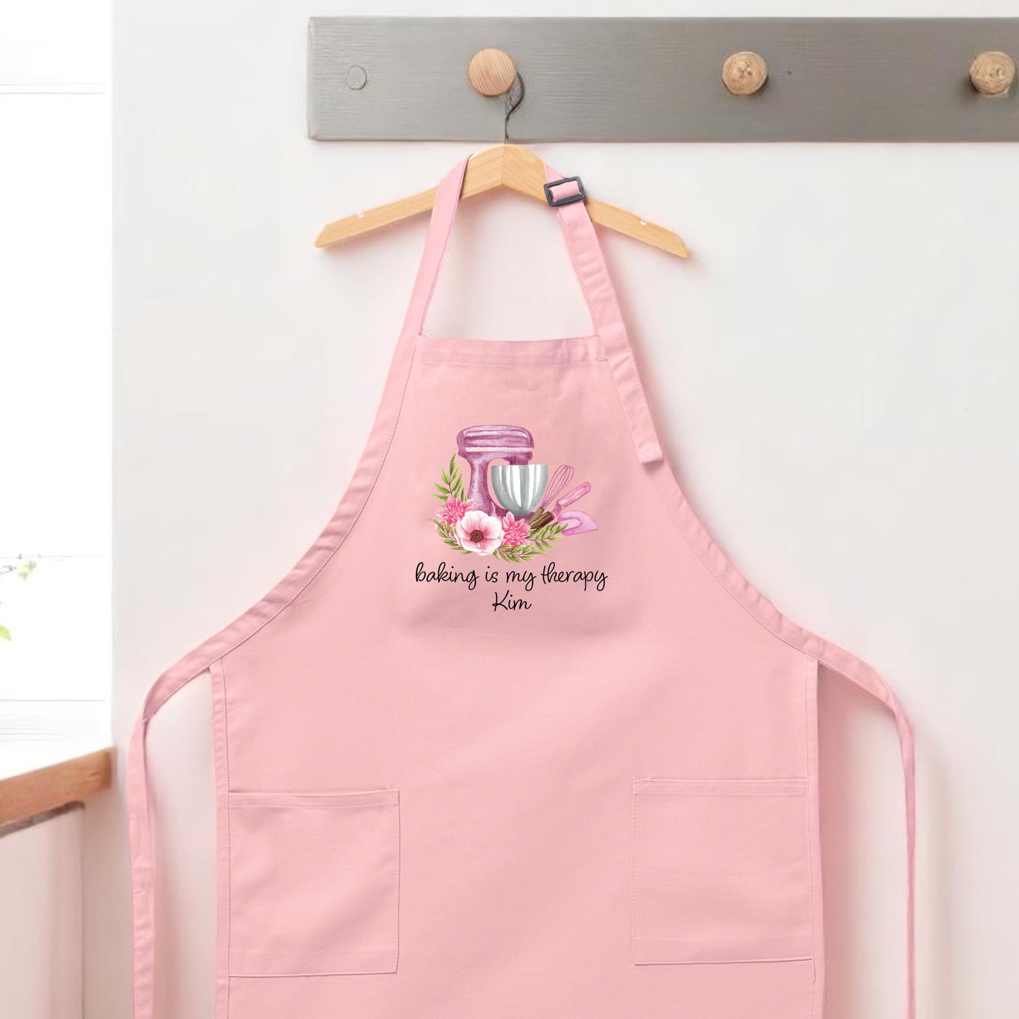 Rachel & AJ personalized kitchen apron gift idea