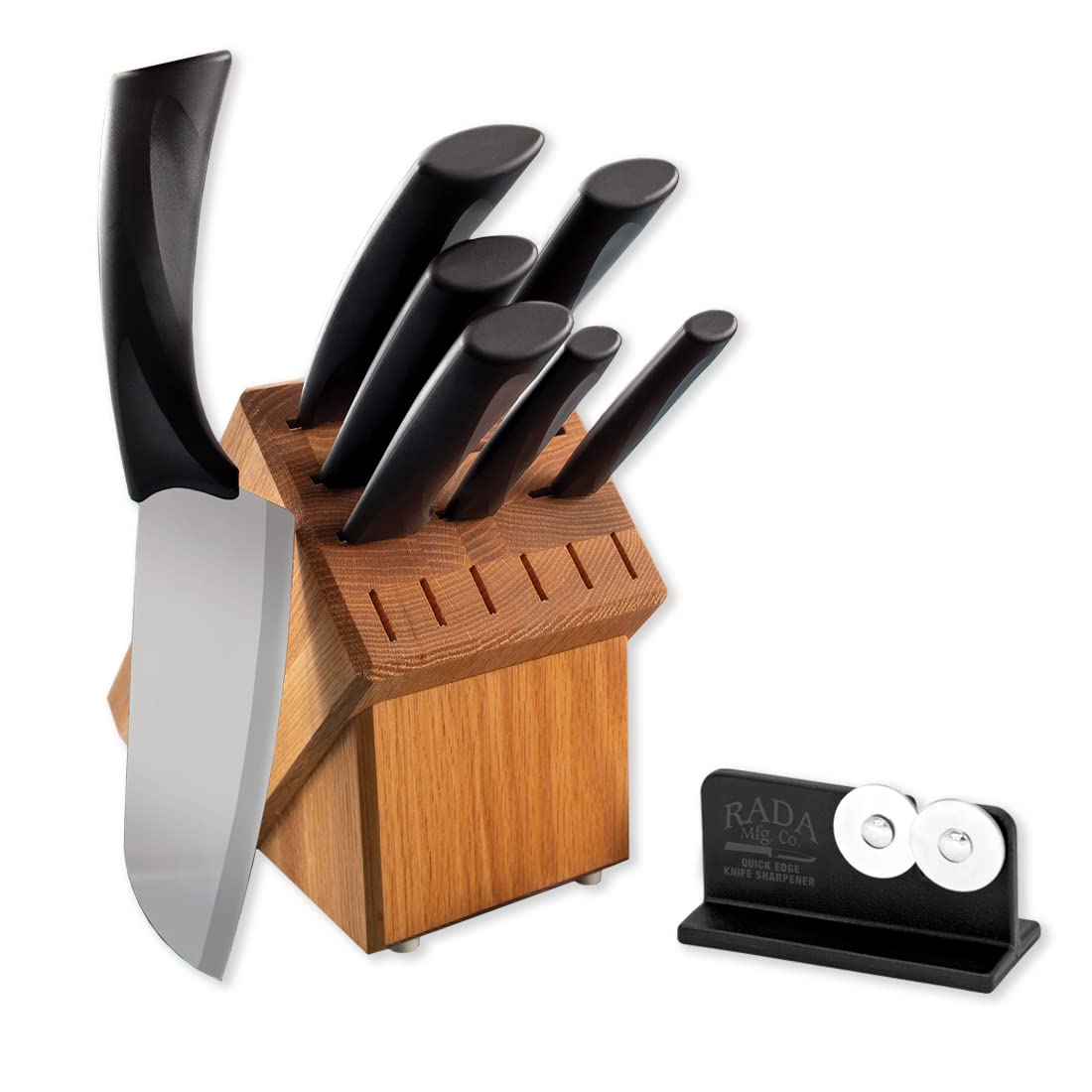 Rada Cutlery Anthem Oak Block Set in oak storage block