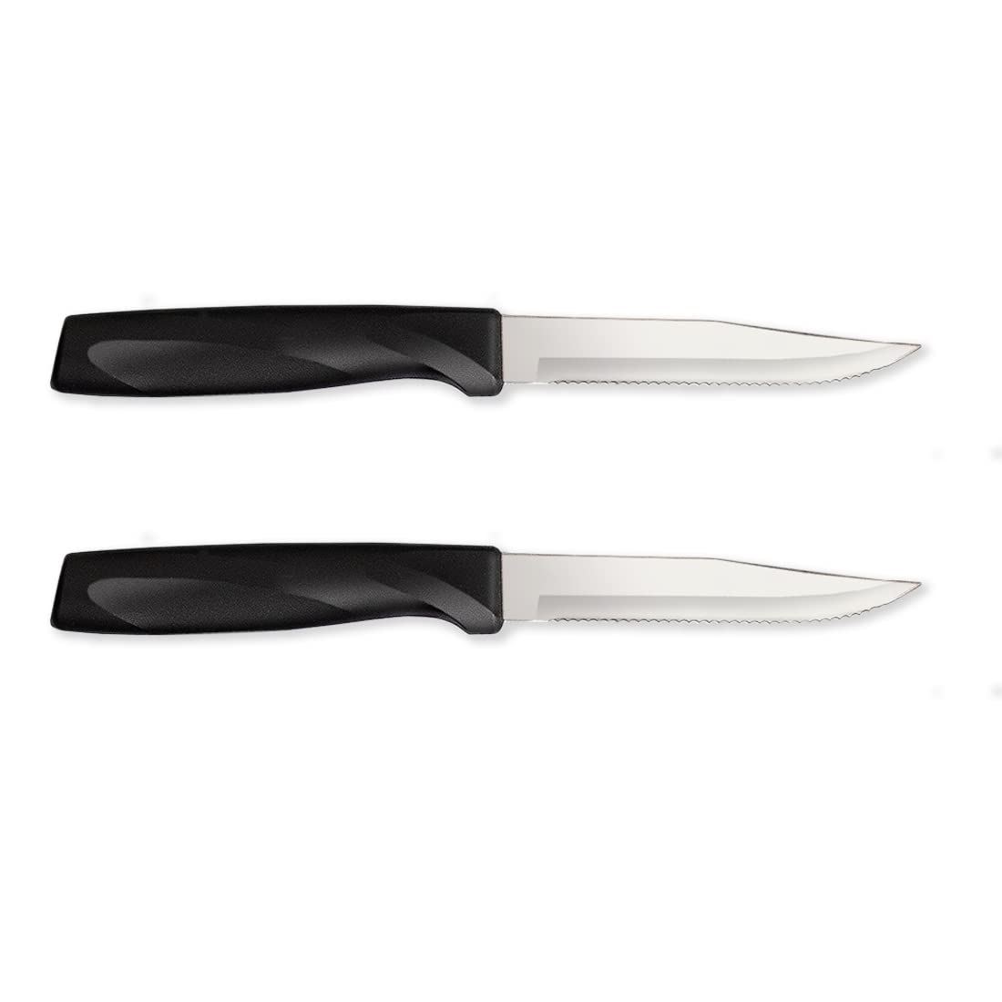 RADA Cutlery Anthem Serrated Steak Knife with black handle