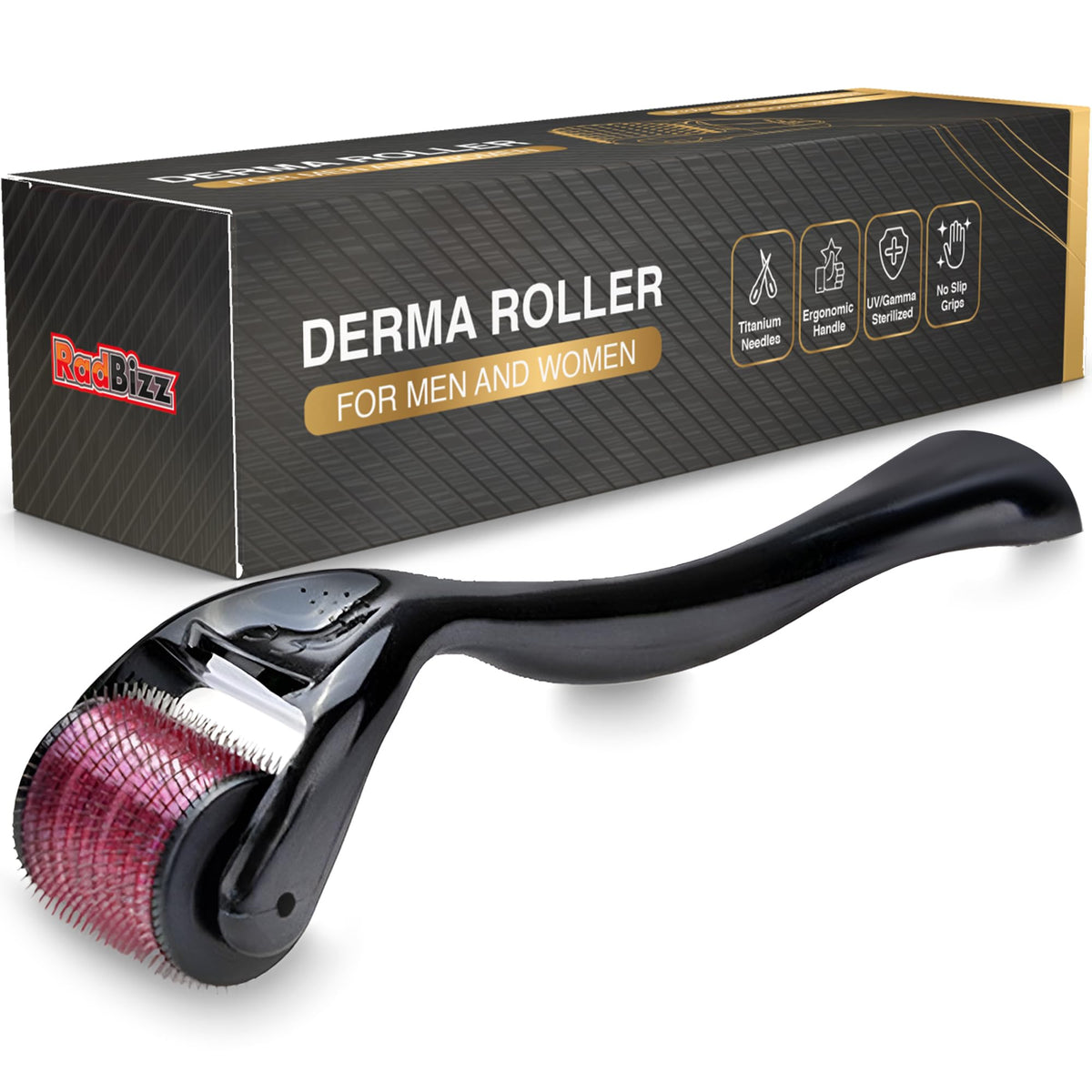 RadBizz Derma Roller 0.25mm titanium needles