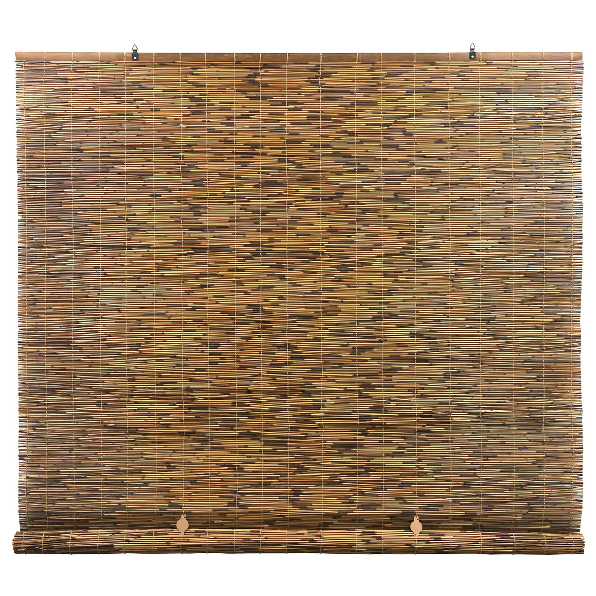 Radiance cordless bamboo blinds Cocoa 48x72 on window