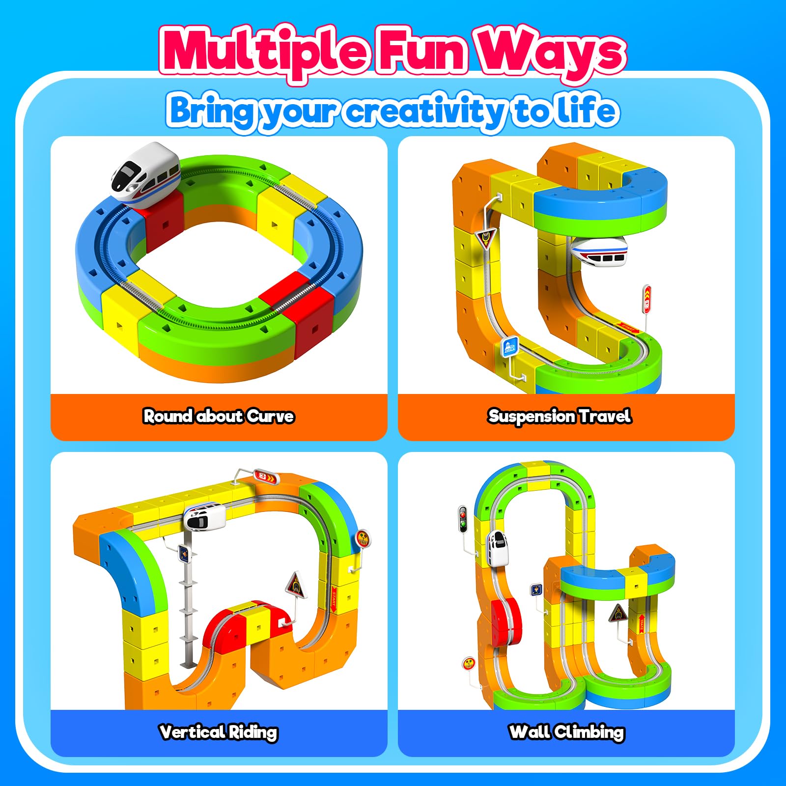 Railway world accessories included with 69pcs set