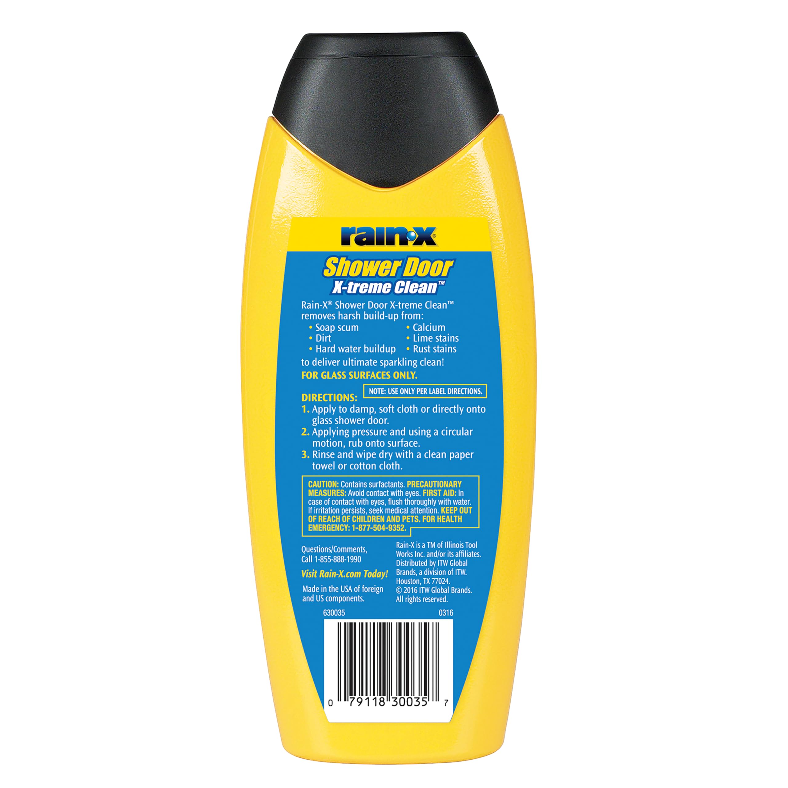 Rain-X 630544 X-Treme Clean Shower Door Cleaner 12oz bottle